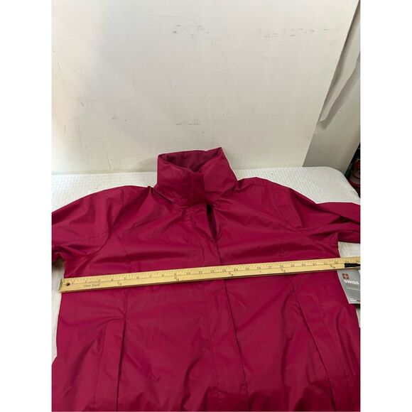 Swiss Tech Peak XL 16/18 Rain Hooded Jacket Pink - Picture 9 of 11